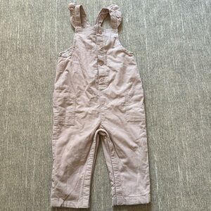 NWOT BabyGap Courduroy Blush Overalls, 12-18M